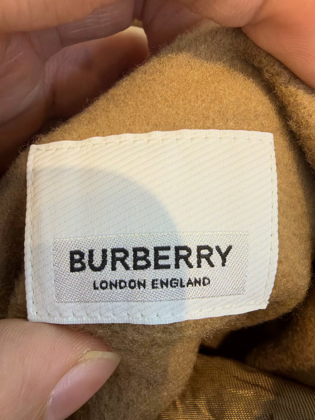 Burberry Camel Plaid Wool Cashmere Cape