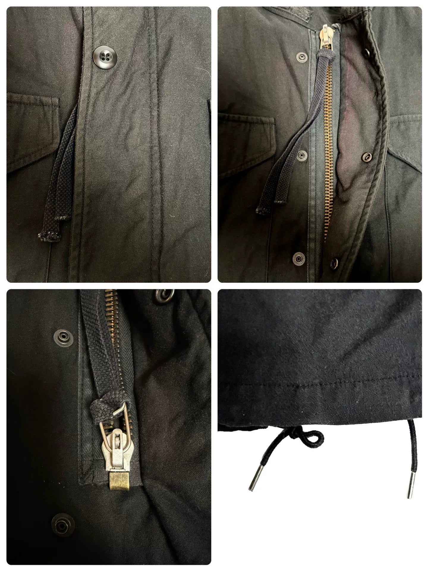 Wtaps 18AW Wmill-65 Nyco. Satin Mill Black Jacket