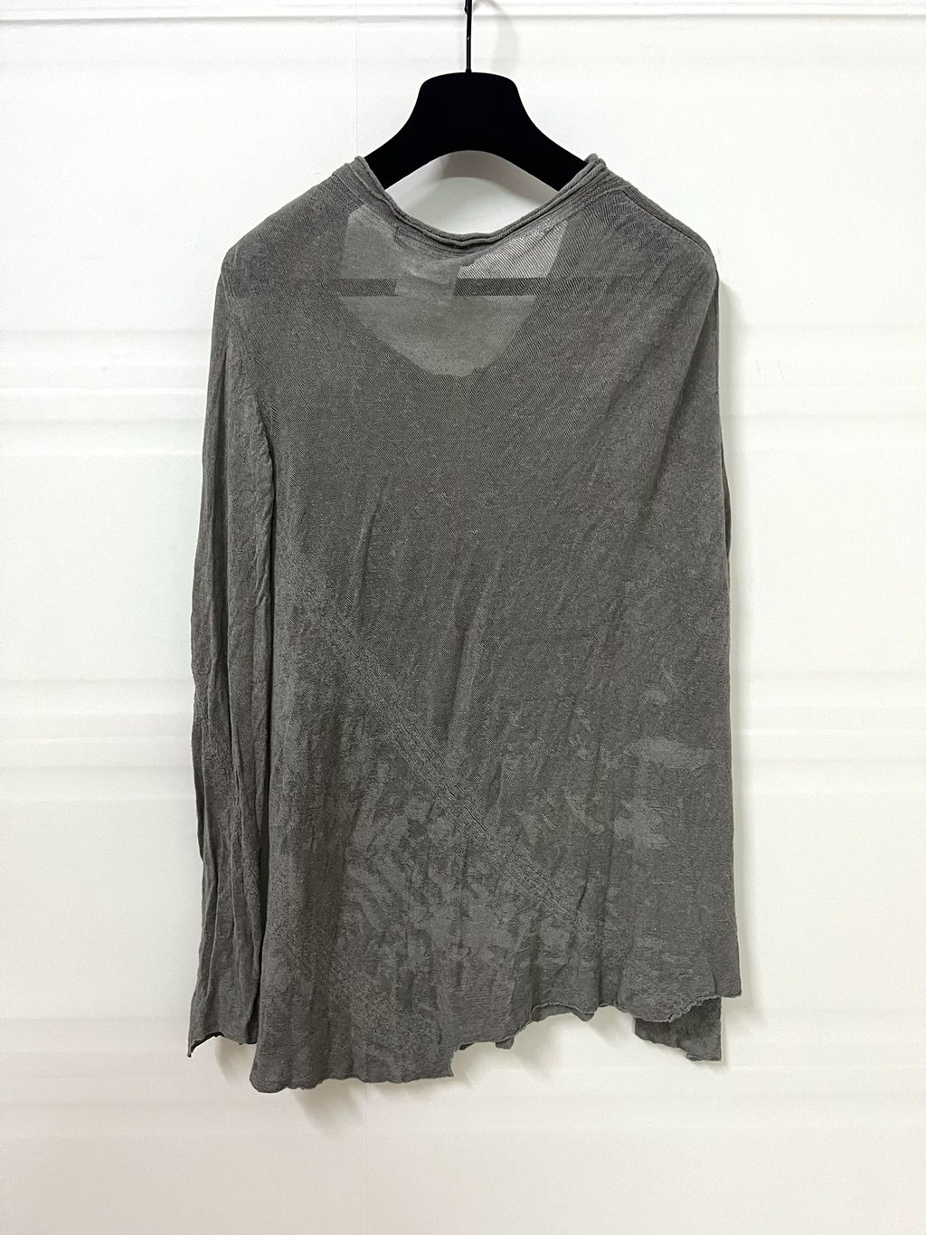 Julius_7 Knit Texture Base Layer Long-Sleeve T-Shirt