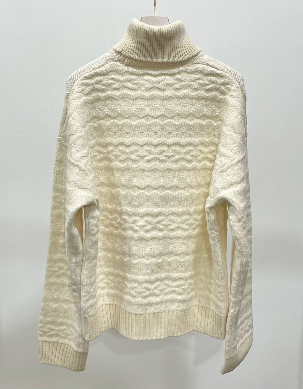 The Soloist 20AW Wool Beige Knit Sweater