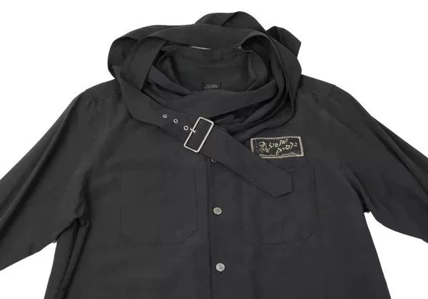 Jean Paul Gaultier Vintage Black Patterned Shirt