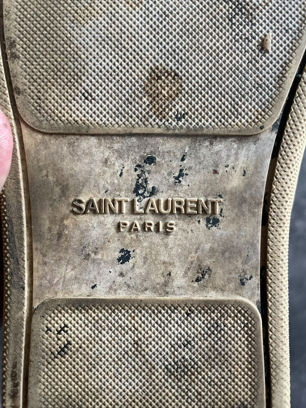 Saint Laurent SLP13 Authentic High-Top Sneakers with Bullet Rivets