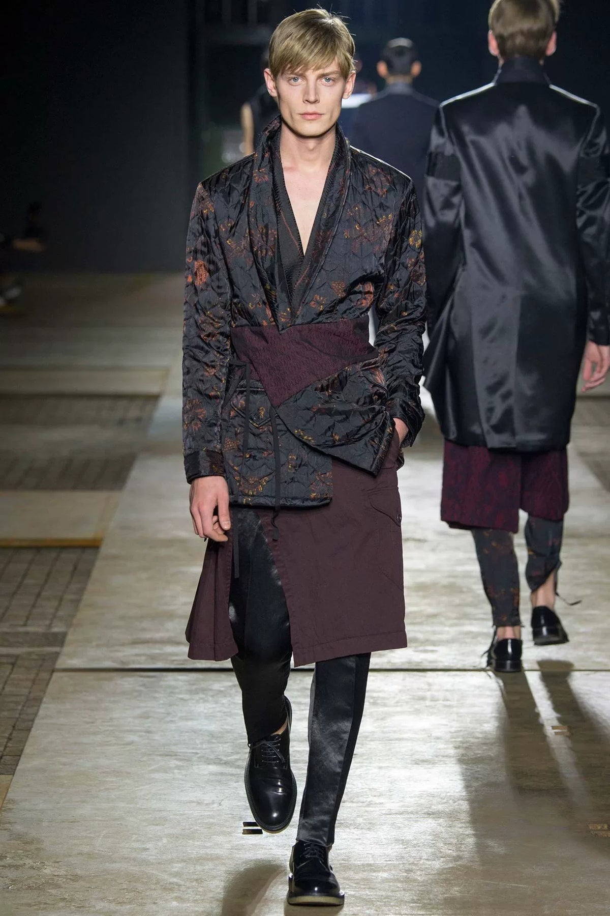 Dries Van Noten | AW 2015 Asymmetrical Lace-up Suit