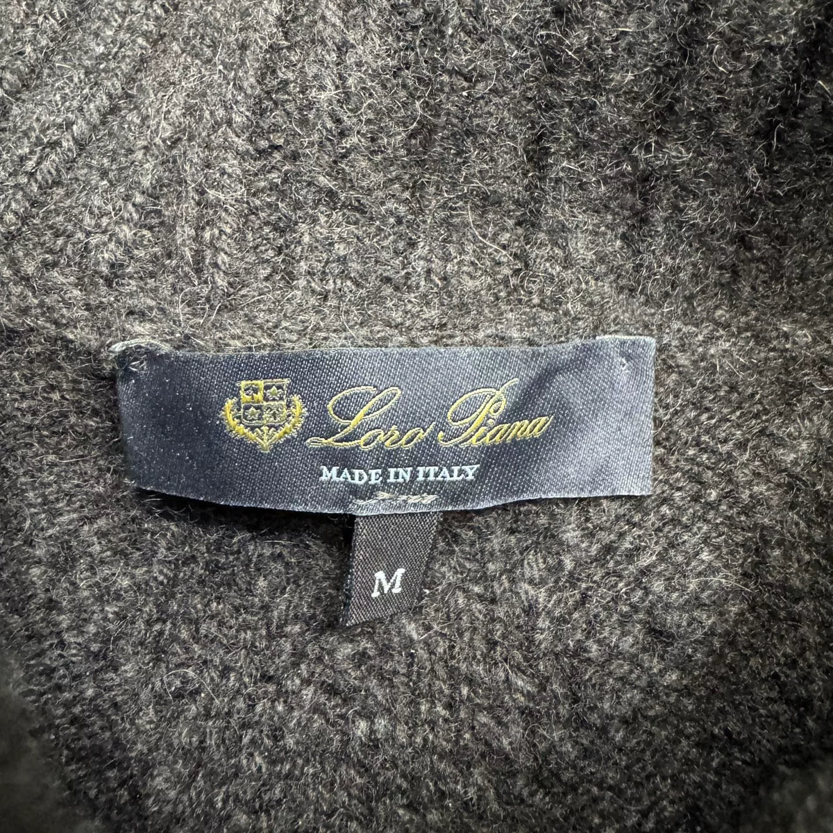 Loro Piana Cashmere Cable Knit Sweater