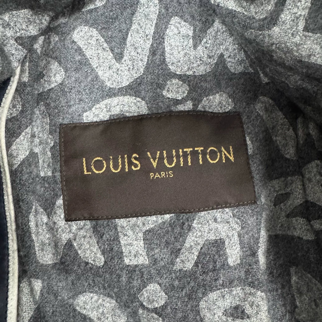 Louis Vuitton black cowhide biker jacket