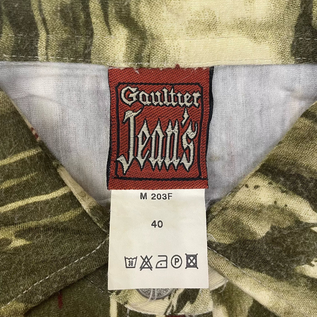 1996 Jean Paul Gaultier Blood-Dripping Stretch Shirt and Skirt Set