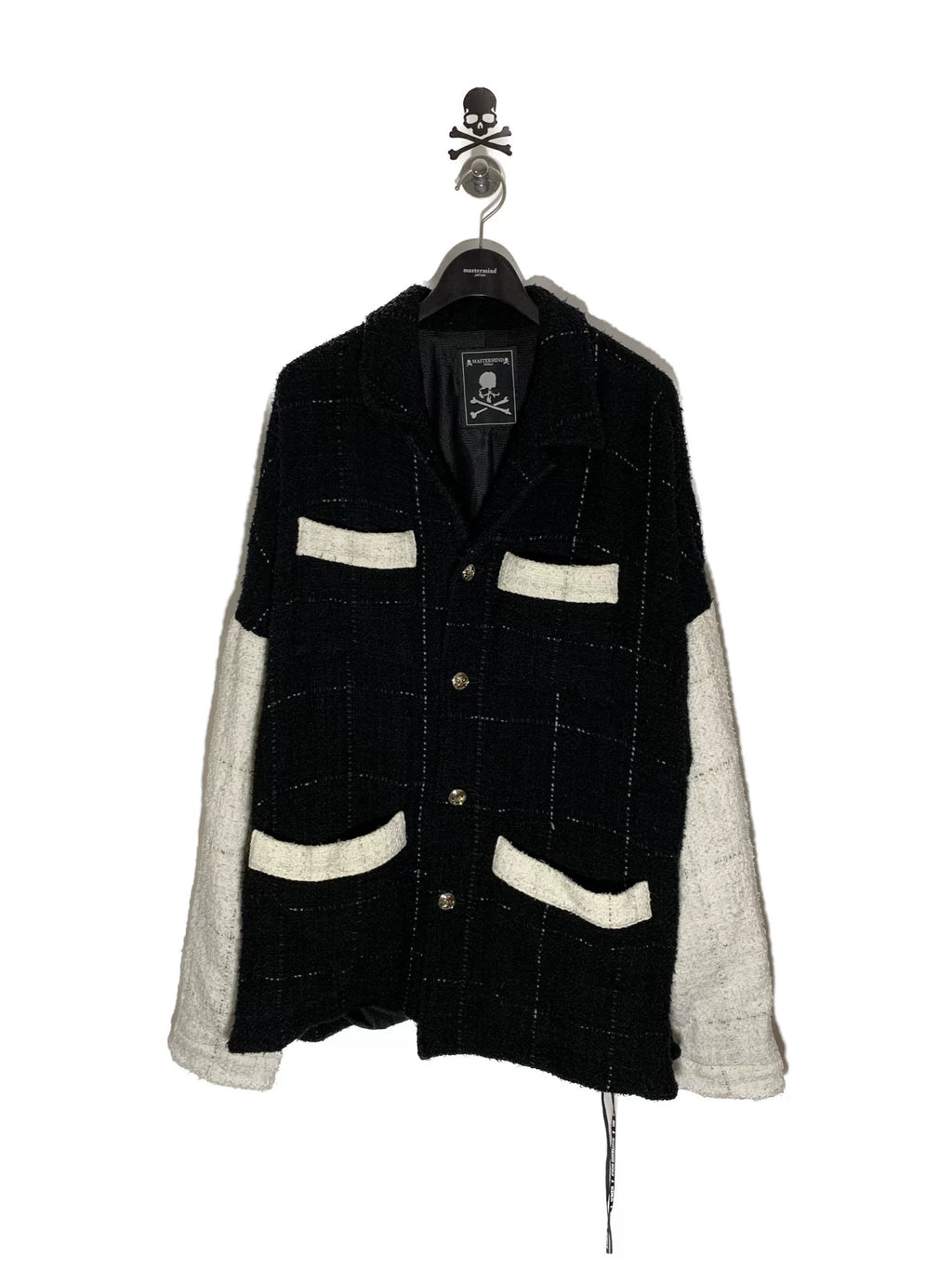 mastermind Japan Gold Thread Embroidery Cotton Linen Silk Blend Jacket