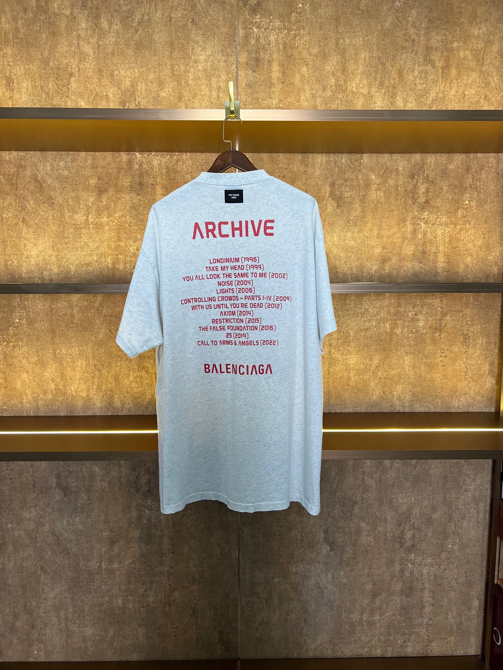 Balenciaga Burst Short Sleeve Top