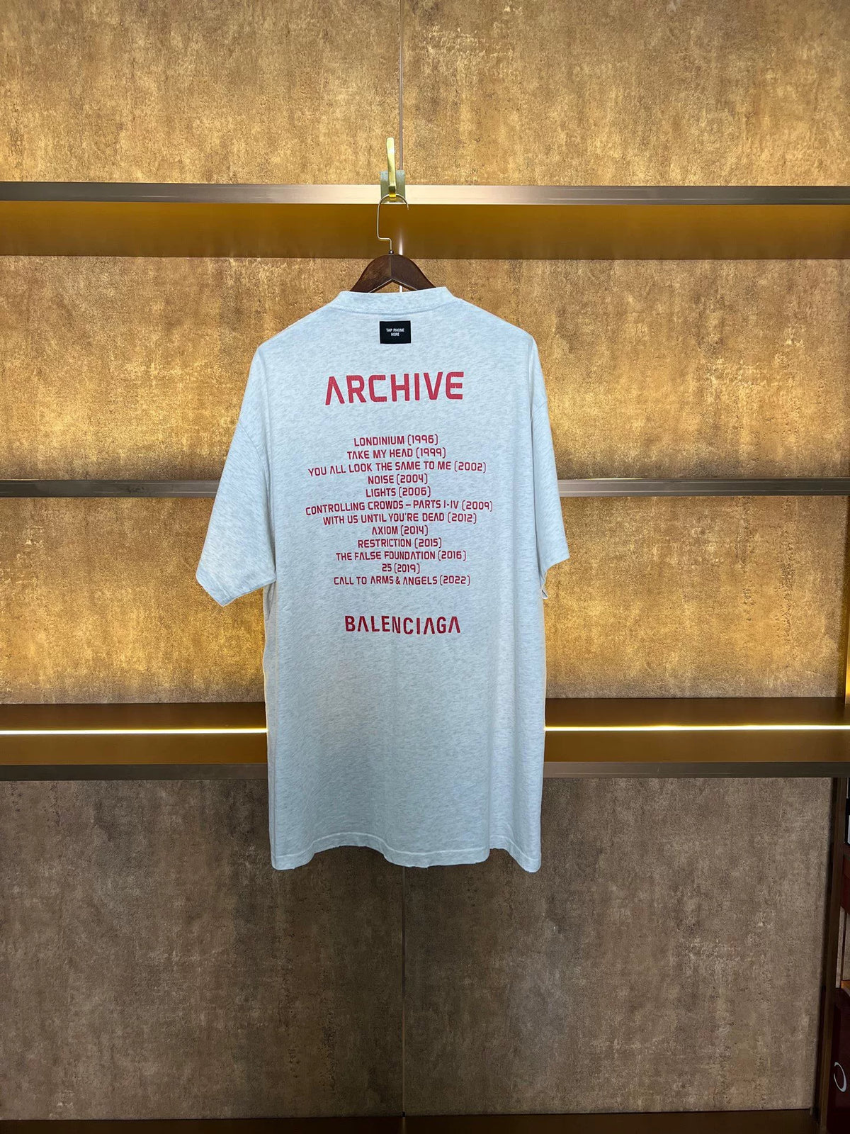 Balenciaga Burst Short Sleeve Top
