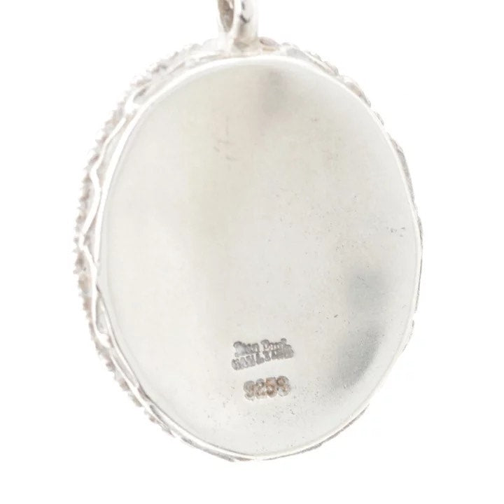 Jean Paul Gaultier Angel Relief 925 Silver Necklace