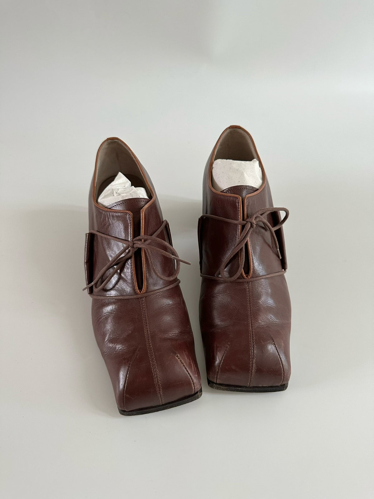 Mihara Yasuhiro Square-Toe Vintage Shoes