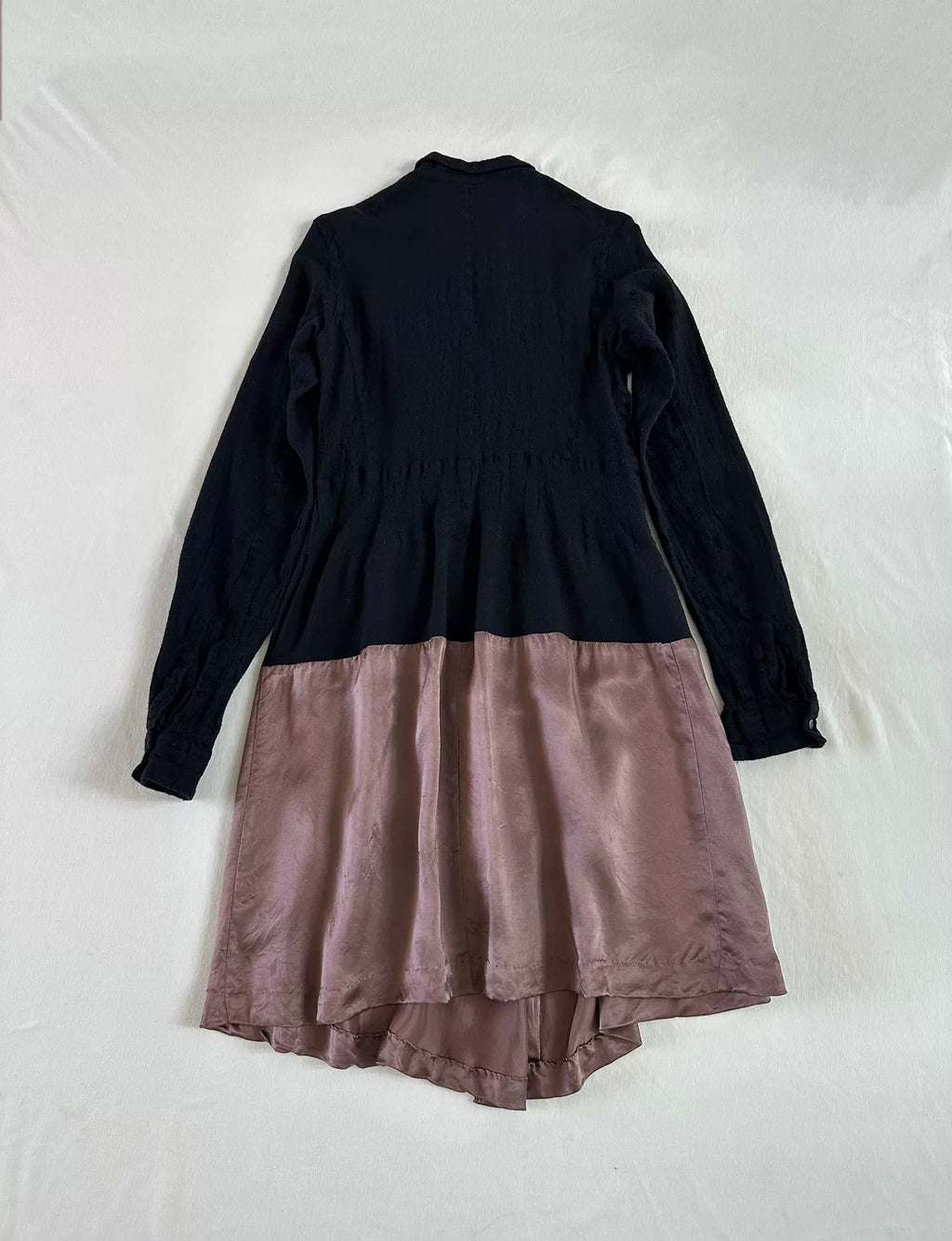 Comme Des Garcons Rei Kawakubo 1994 early shrinkage period long shirt dress