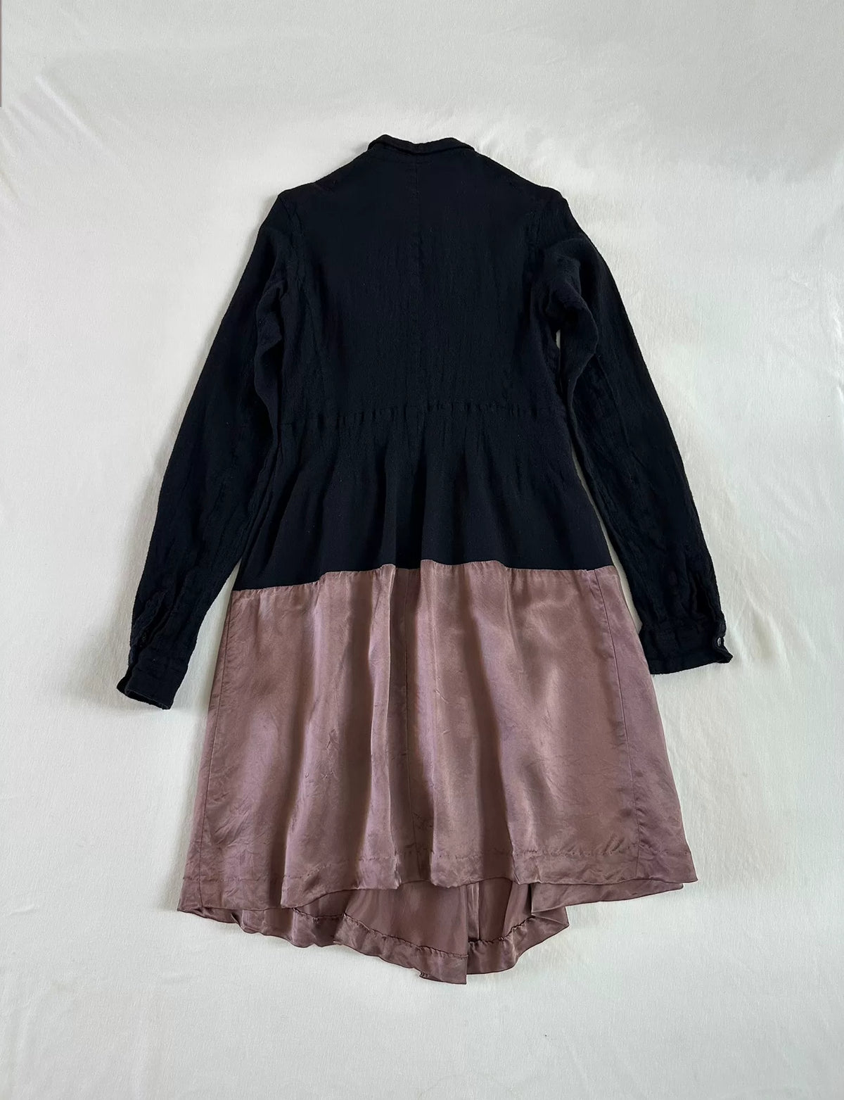 Comme Des Garcons Rei Kawakubo 1994 early shrinkage period long shirt dress