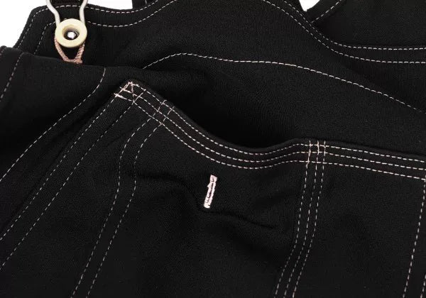 Jean Paul Gaultier Vintage Black Denim Mermaid Pinafore Dress