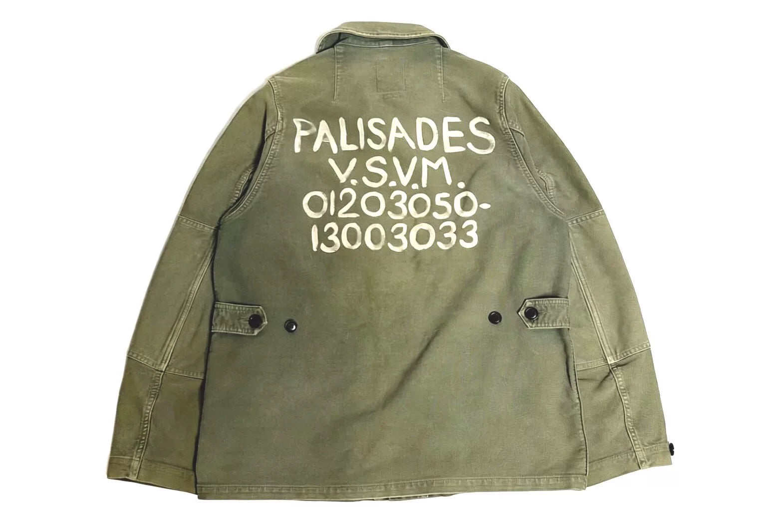 Visvim 20SS Kilgore Spot Cotton G.Cords Washed Distressed Olive Jacket