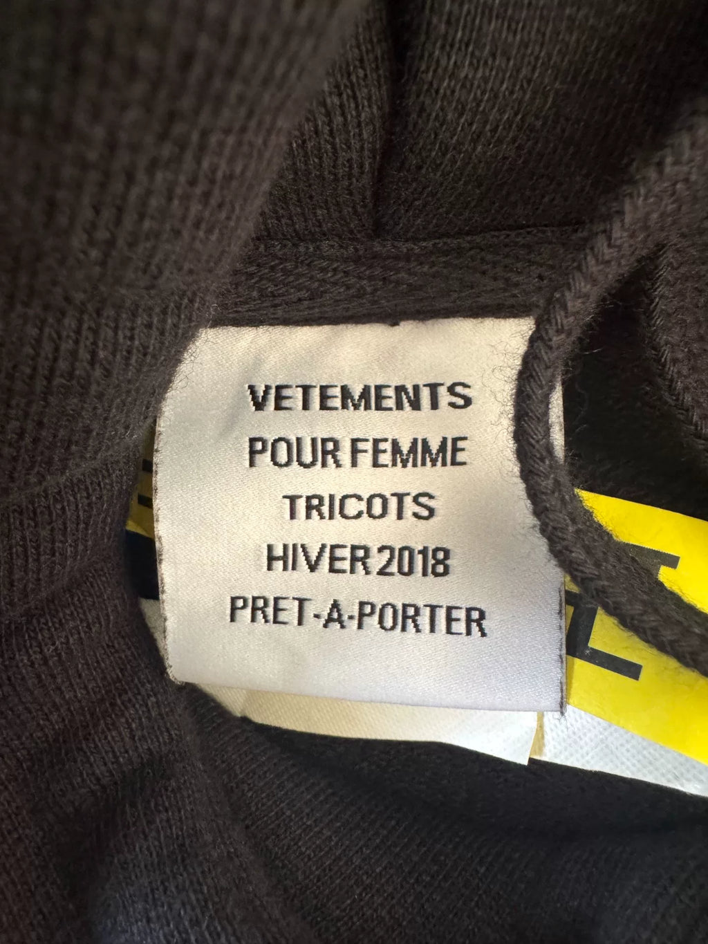 vetements 18ss Blood Drop Sanskrit thick sweatshirt