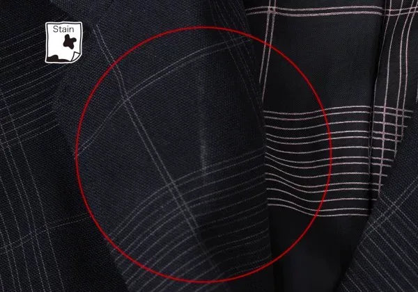 Issey Miyake Vintage Black Plaid Suit Jacket