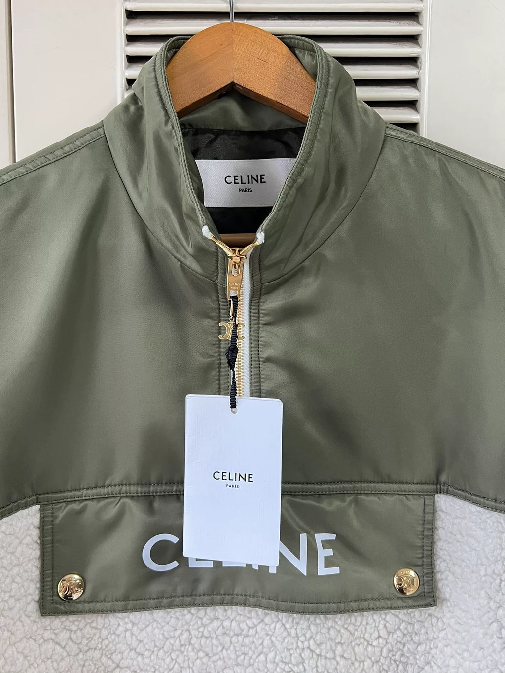 Celine Panel Logo Jacket