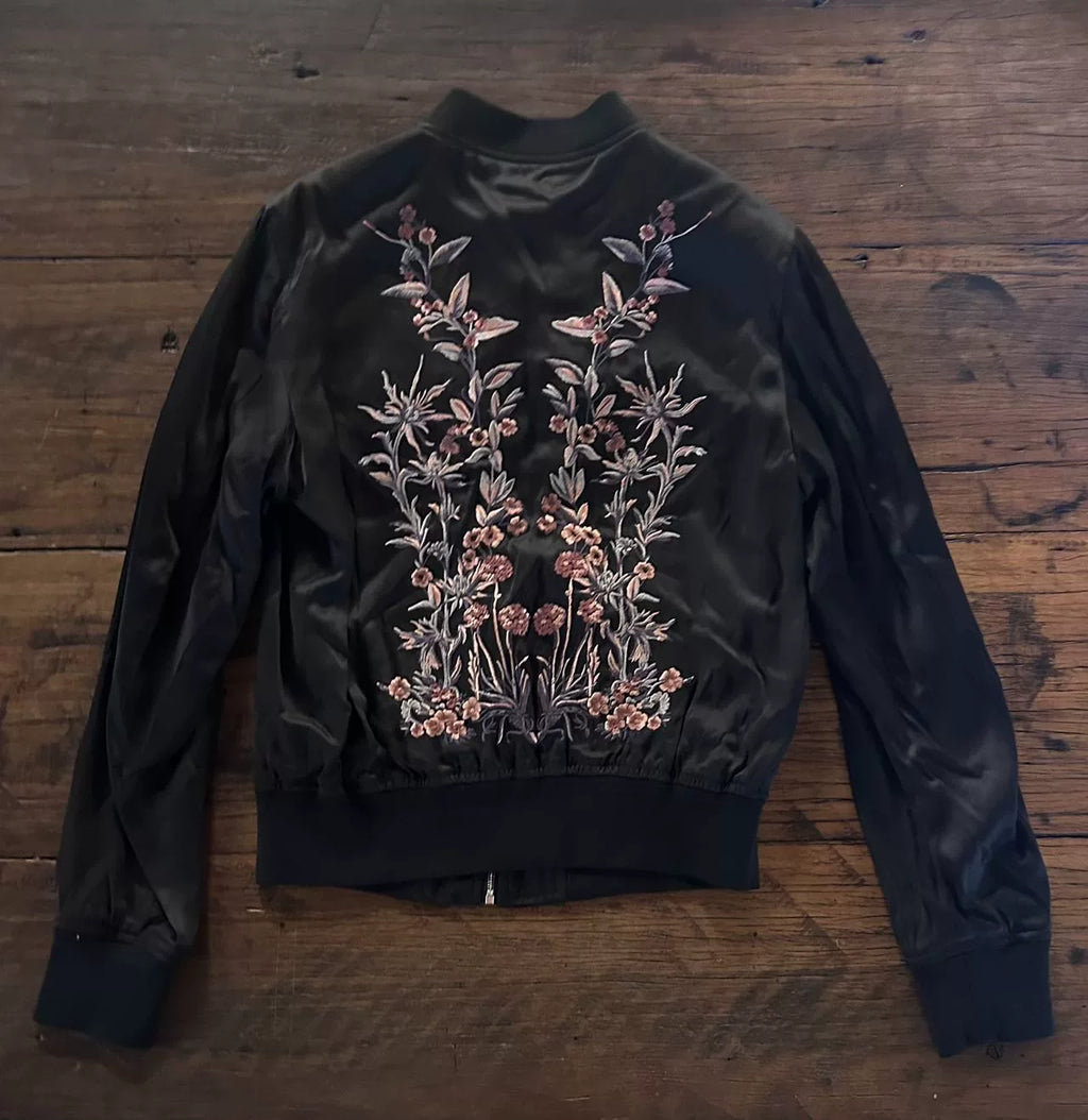 Alexander McQueen SS18 Medieval Flying Lion Unicorn Floral Jacket