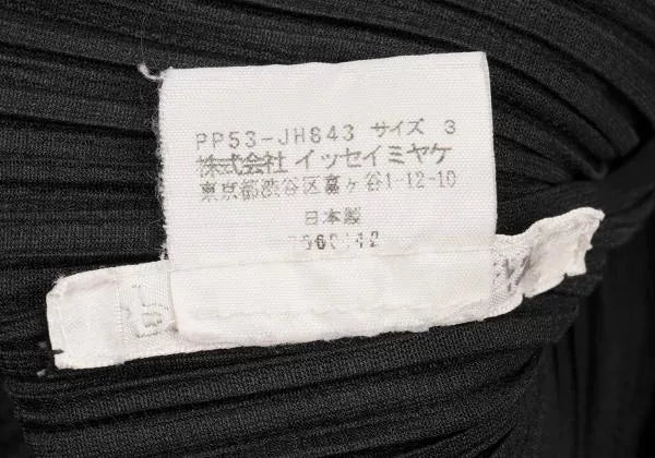 Issey Miyake Vintage Black Pleated Dress