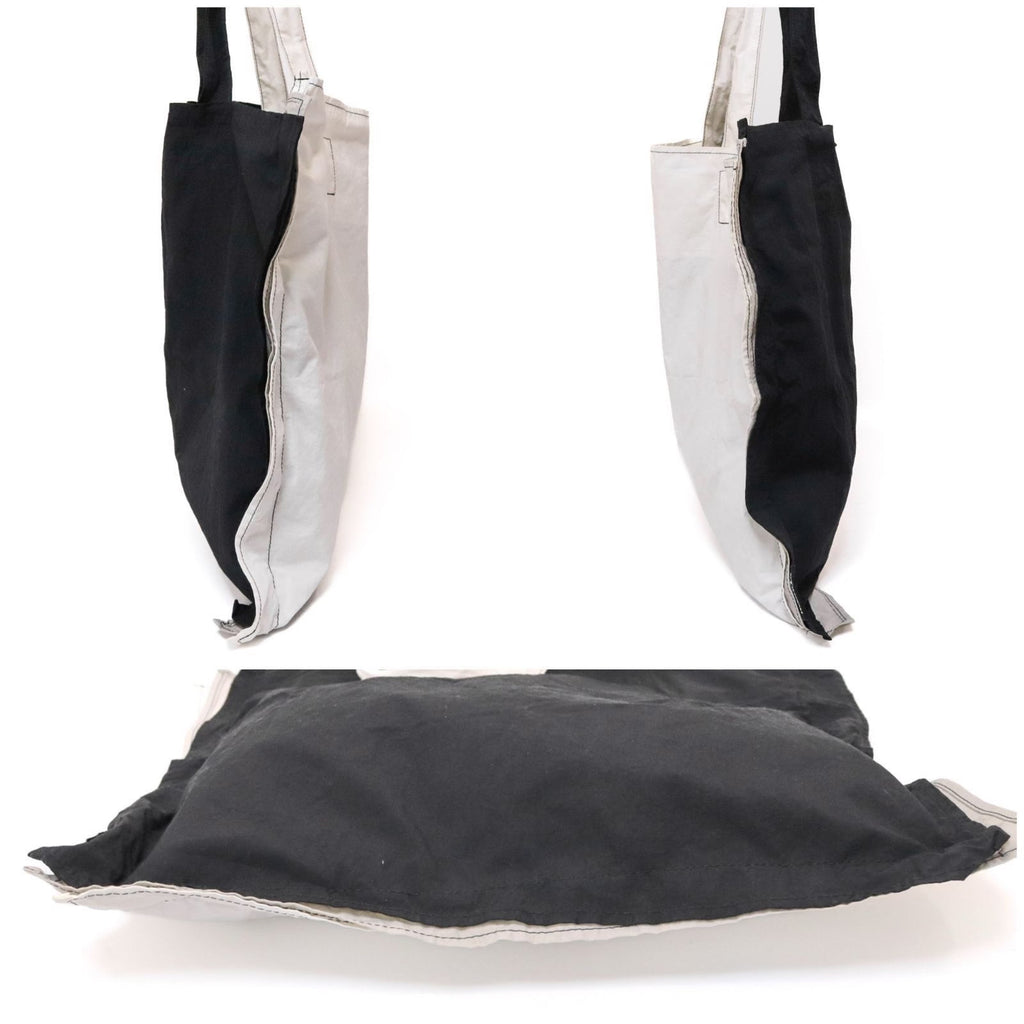 Issey Miyake Overlap Splice Canvas Tote Bag