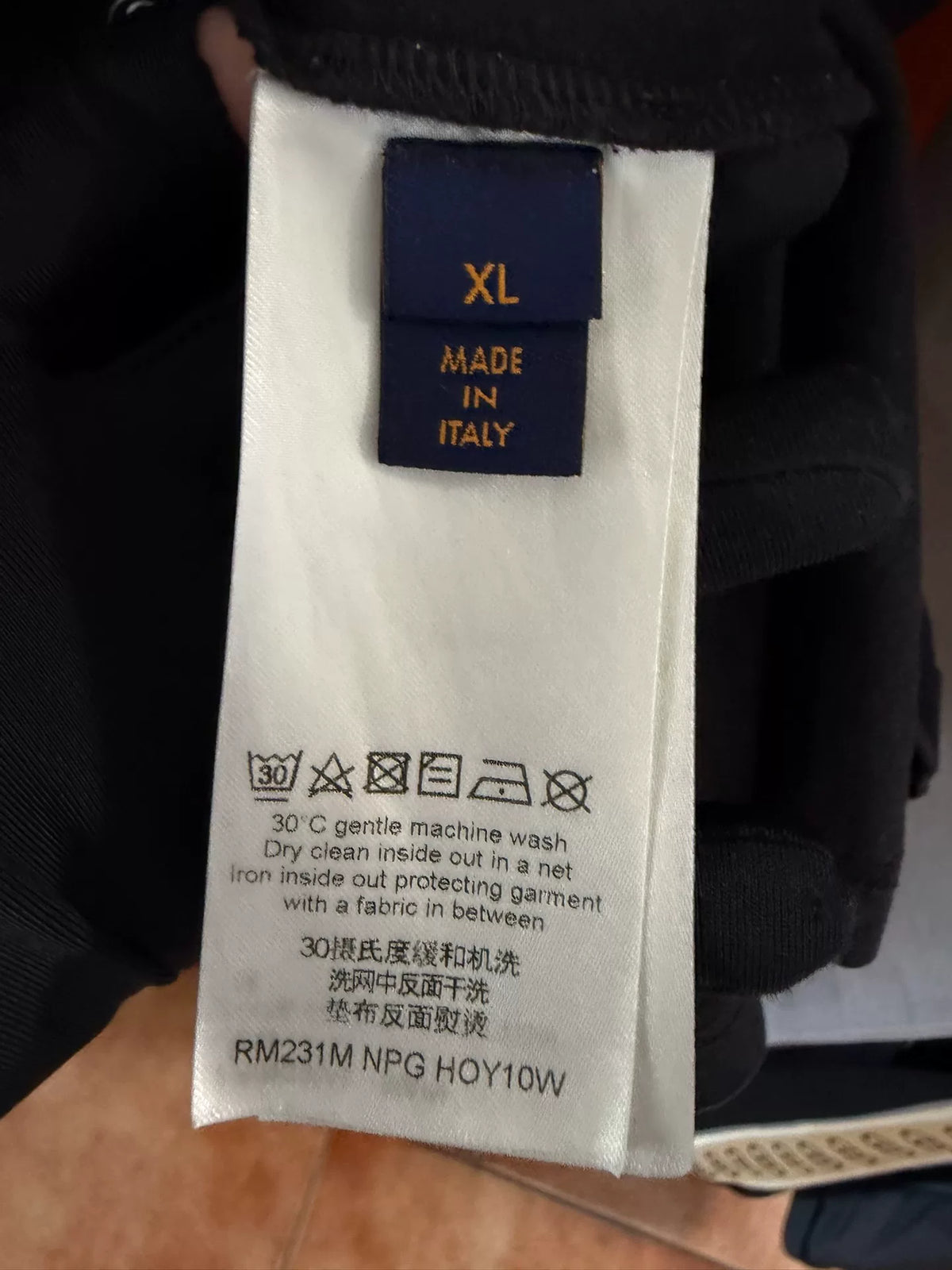 Louis Vuitton Black Concert Short Sleeve T-Shirt