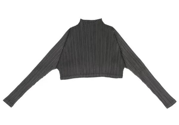 Issey Miyake Vintage Dark Pleated Top