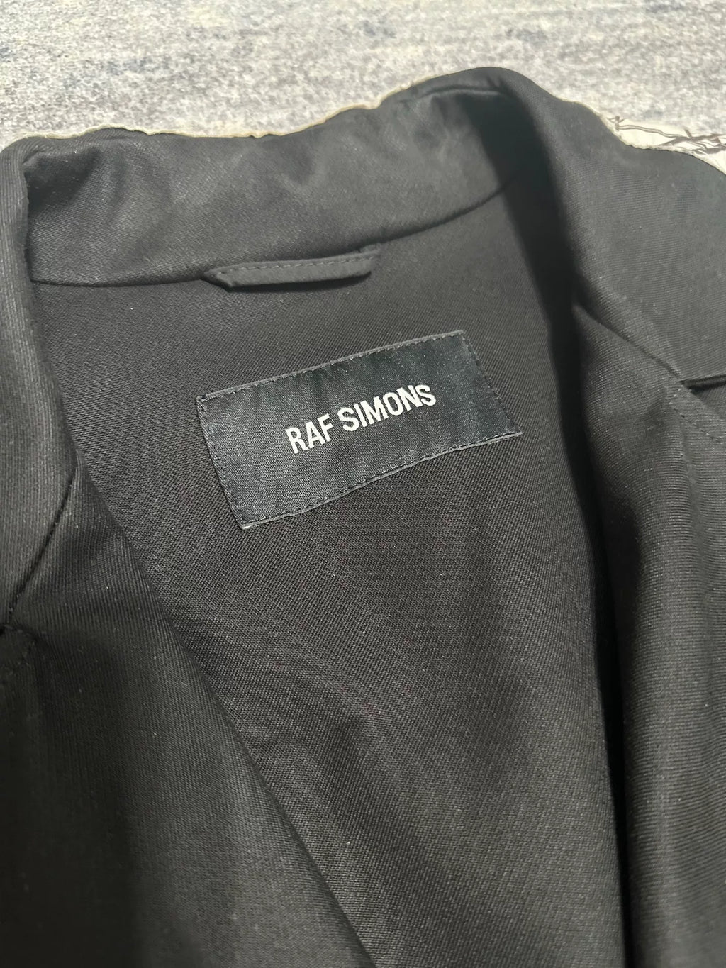 Raf Simons SS15 Runway Sailor Collar Parka
