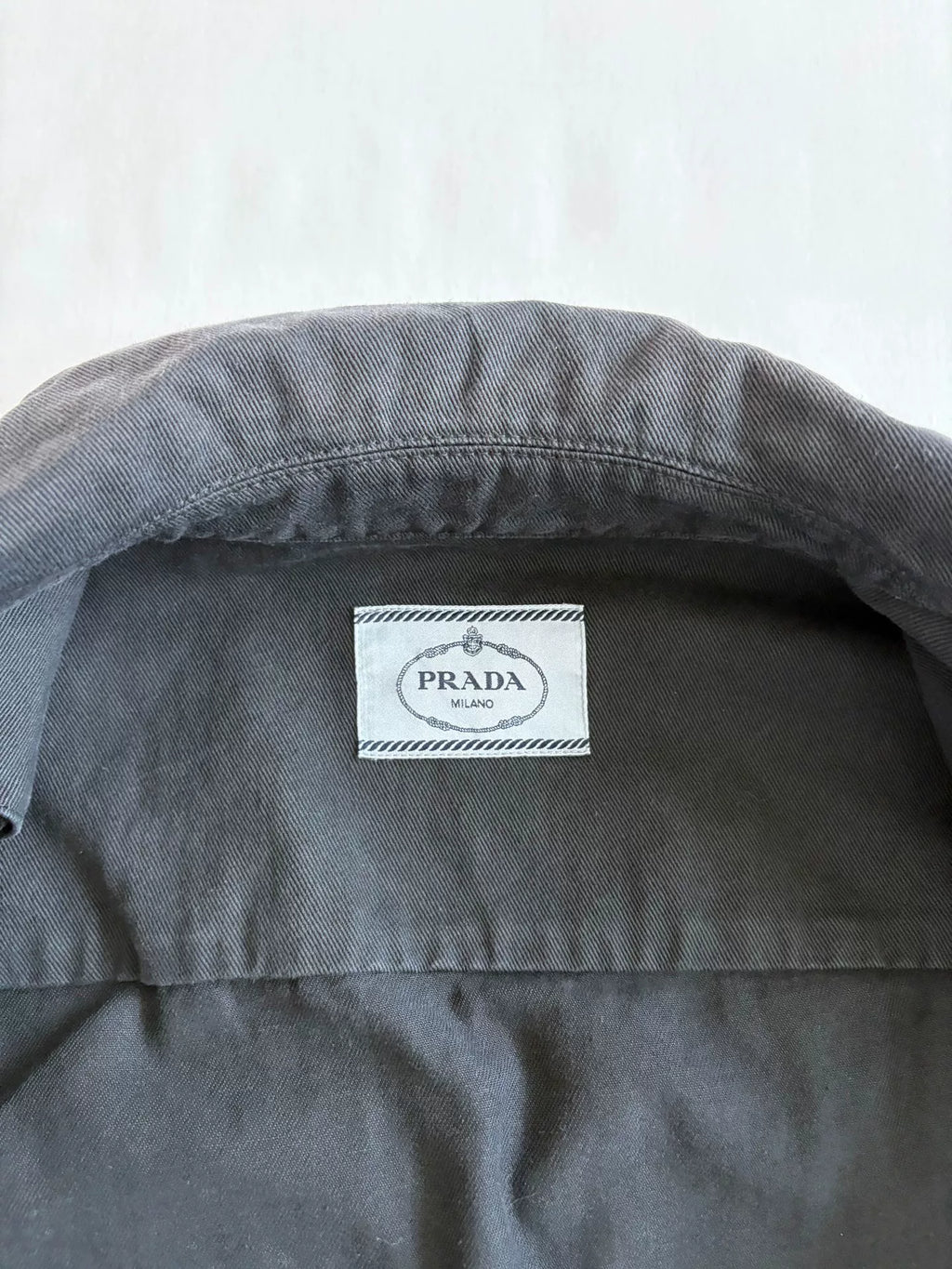 Prada Black Multi-Pocket Zip-Up Workwear Jacket