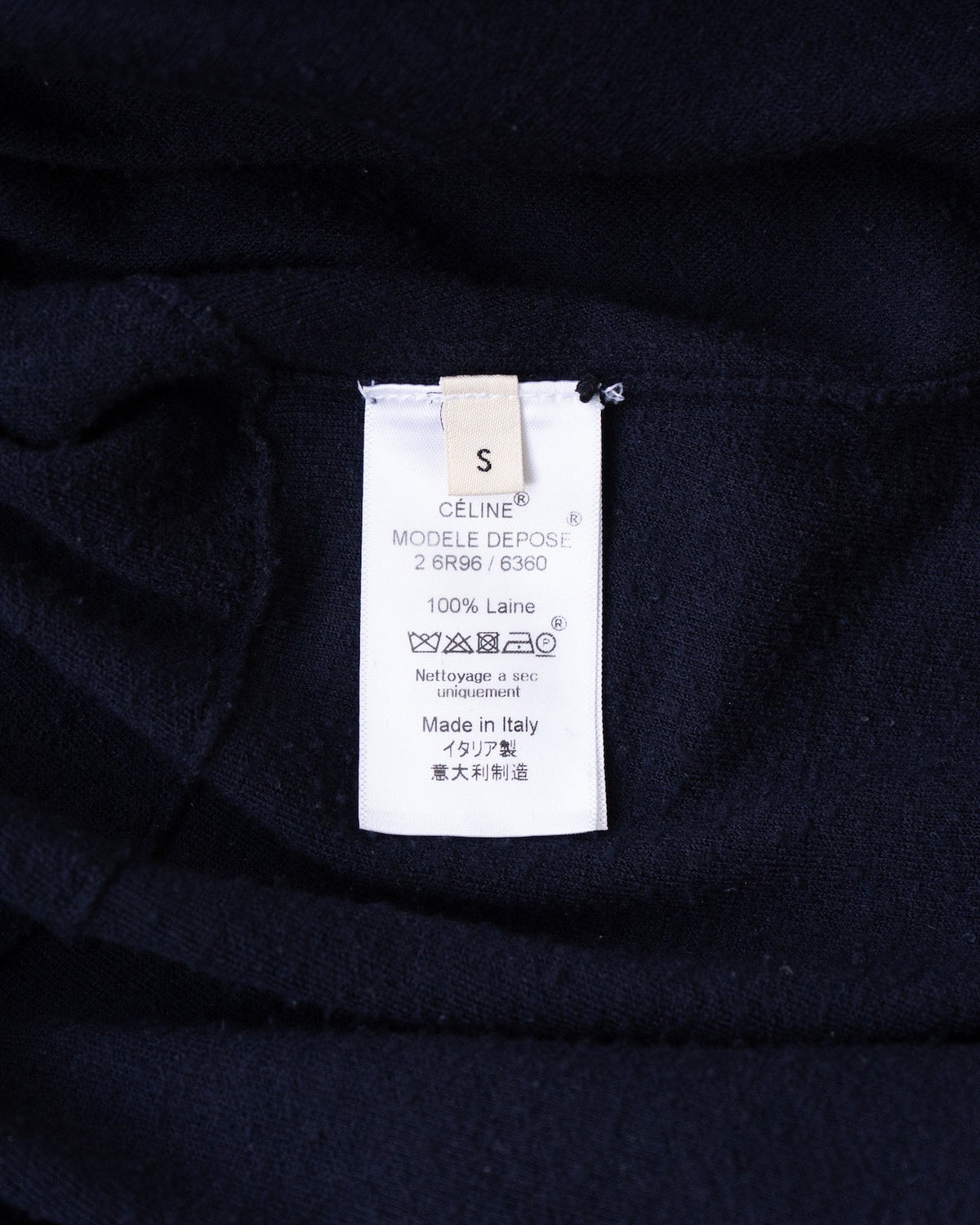 Celine Wool Turtleneck Knit Dress by Phoebe Philo