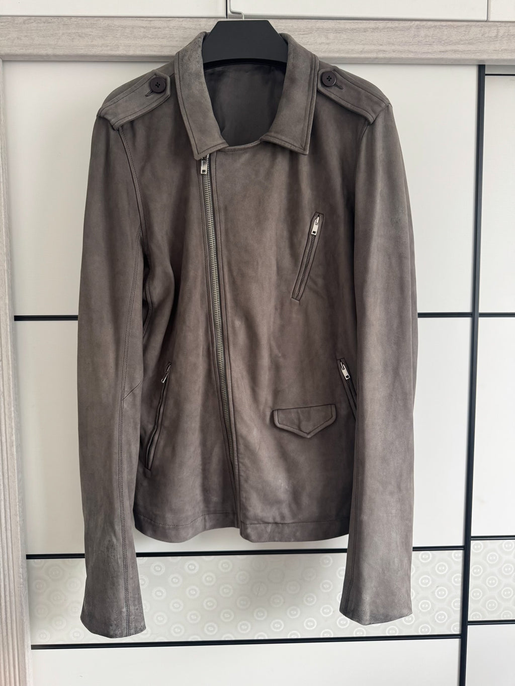 Rick Owens mainline leather jacket