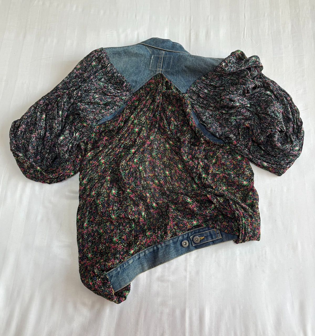 JUNYA WATANABE Patchwork Denim Shirt Jacket