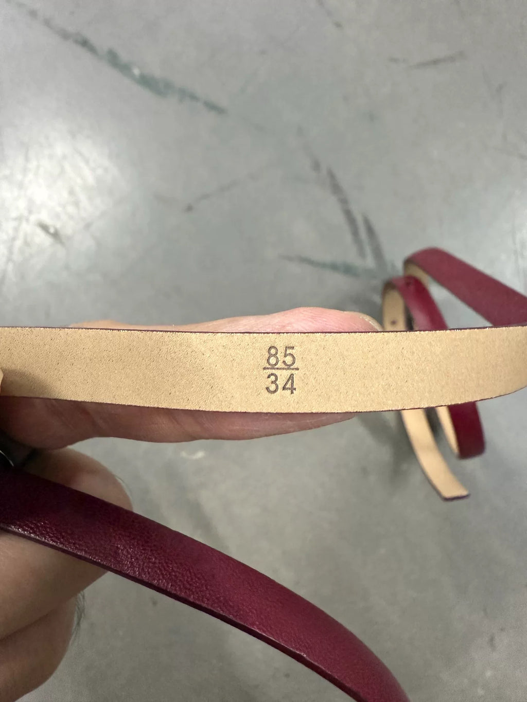 Chanel Red Cowhide Double C Jewelry Series Blet