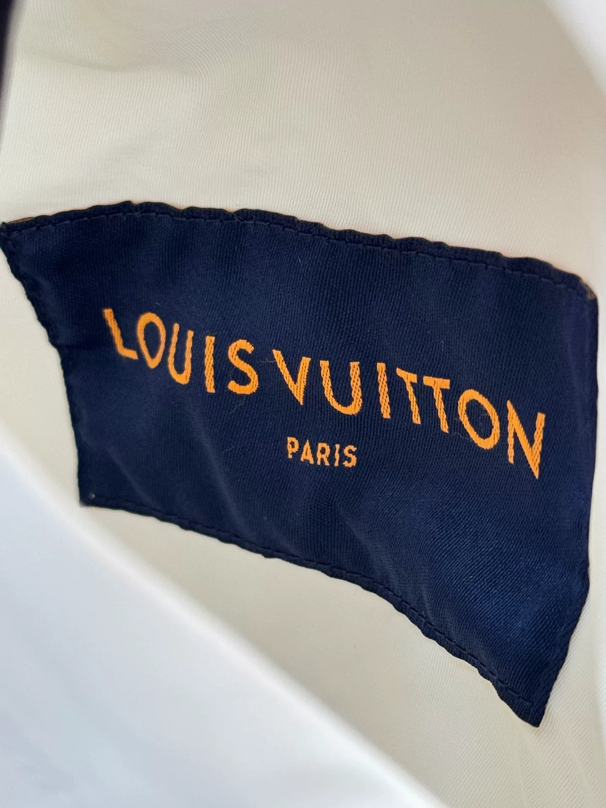Louis Vuitton FW23 White Monogram Hooded Zip-Up Jacket