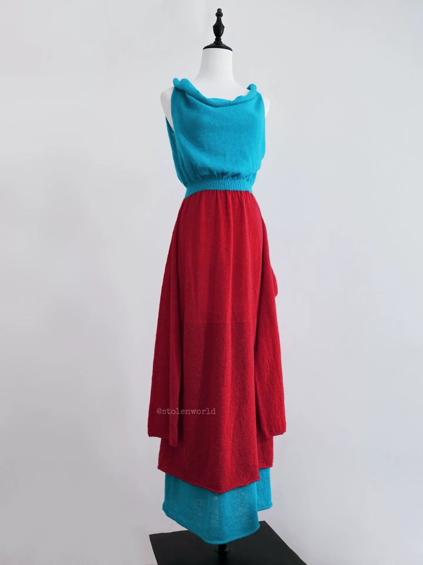 Issey Miyake 24AW Color-Block Knit Dress - Devines