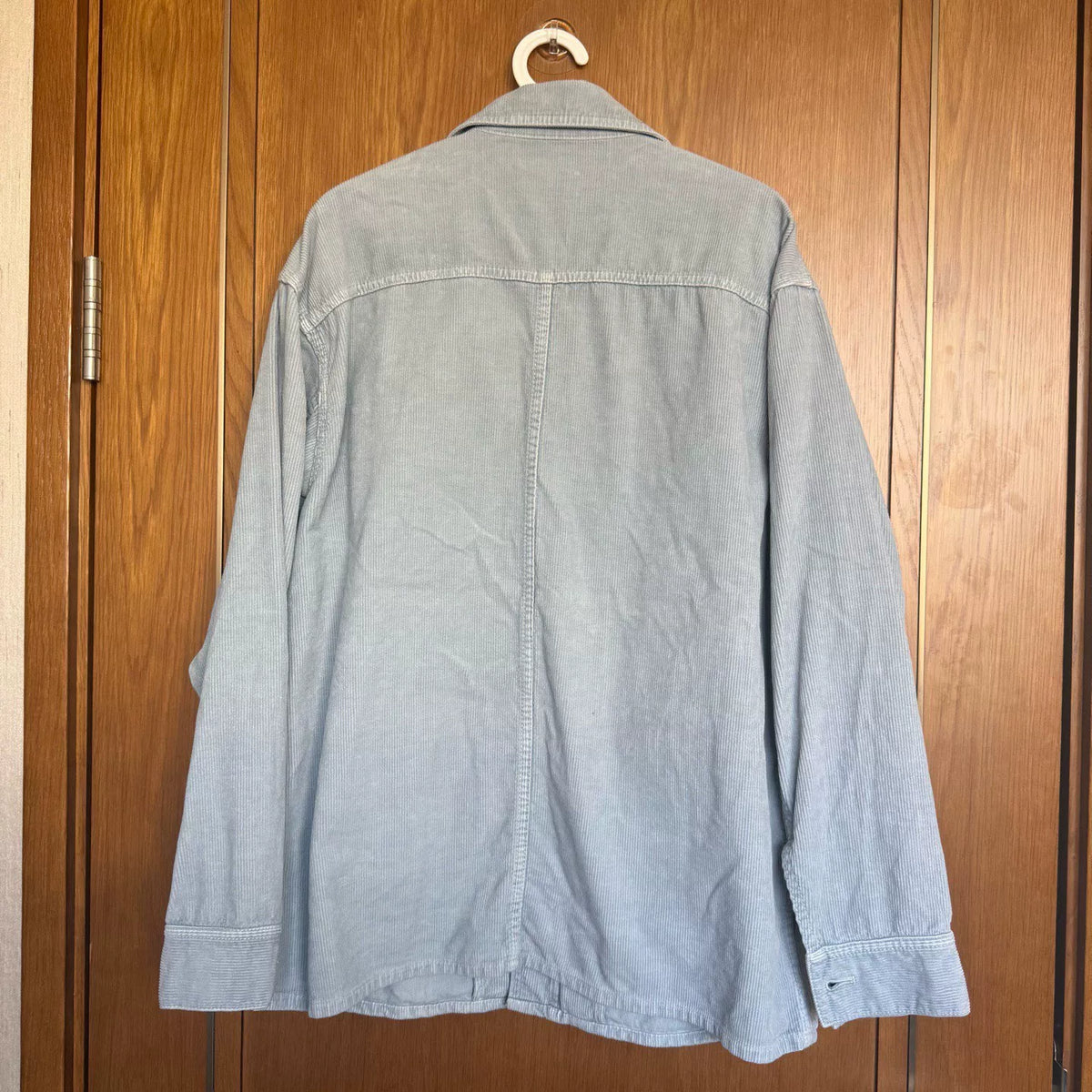 Celine Gold Button Arc de Triomphe Corduroy Jacket Shirt