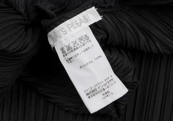 Issey Miyake Vintage Black Pleated Dress