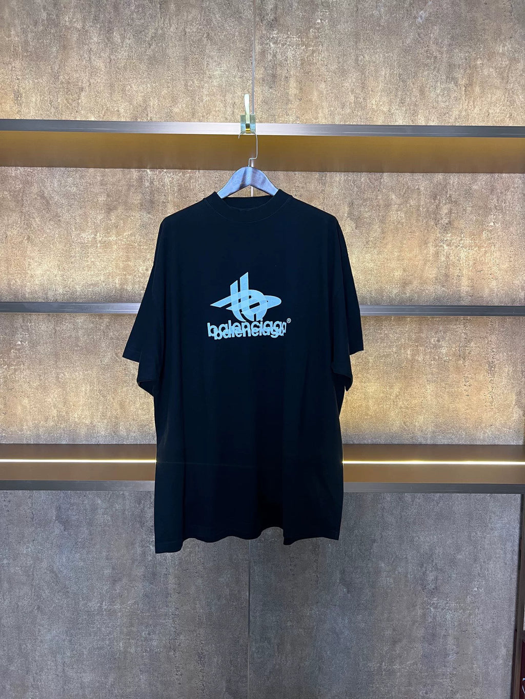 Balenciaga Phantom Logo Short Sleeve Top