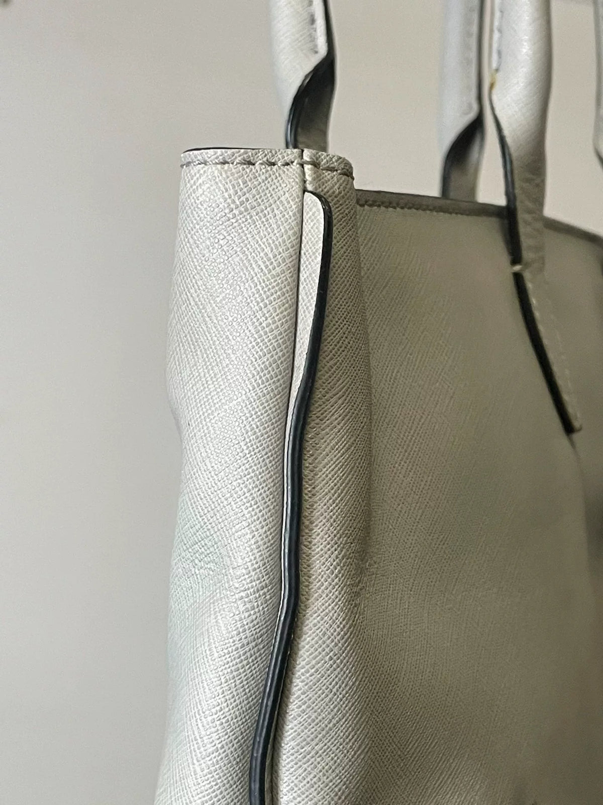 Alexander McQueen Silver Moon Grey Handbag