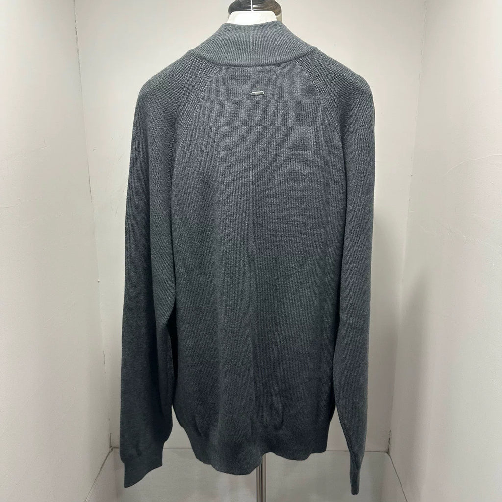 Louis Vuitton Embroidered Logo Zip Sweater