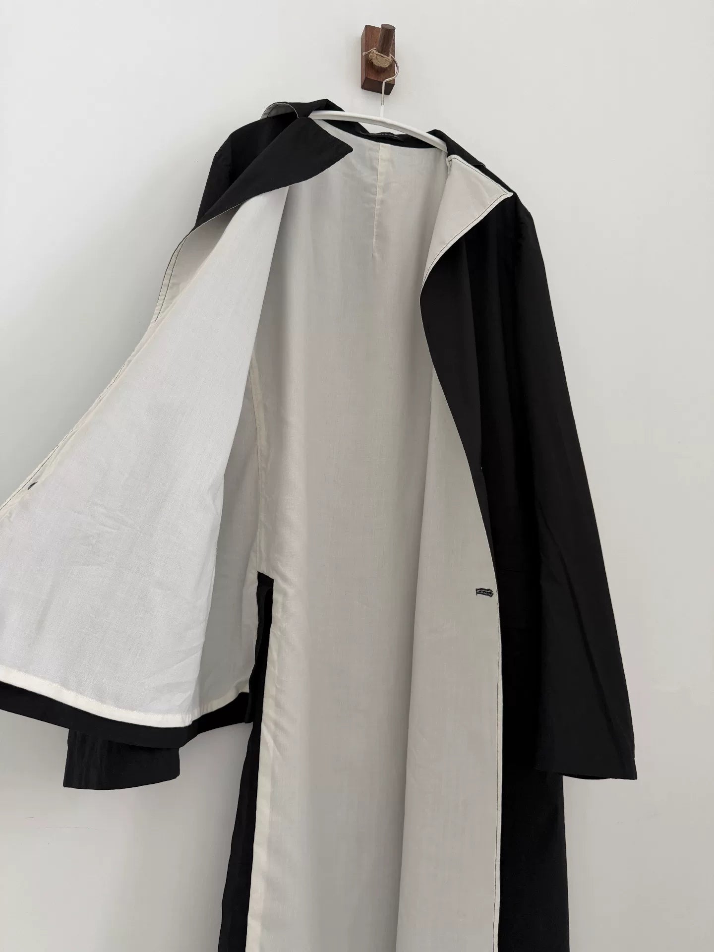 Yohji Yamamoto Y's Cotton Asymmetric Trench Coat - Devines