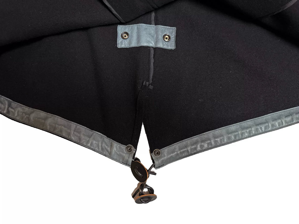 Yohji Yamamoto Pour Homme Mainline Hooded Wool Gabardine Coat