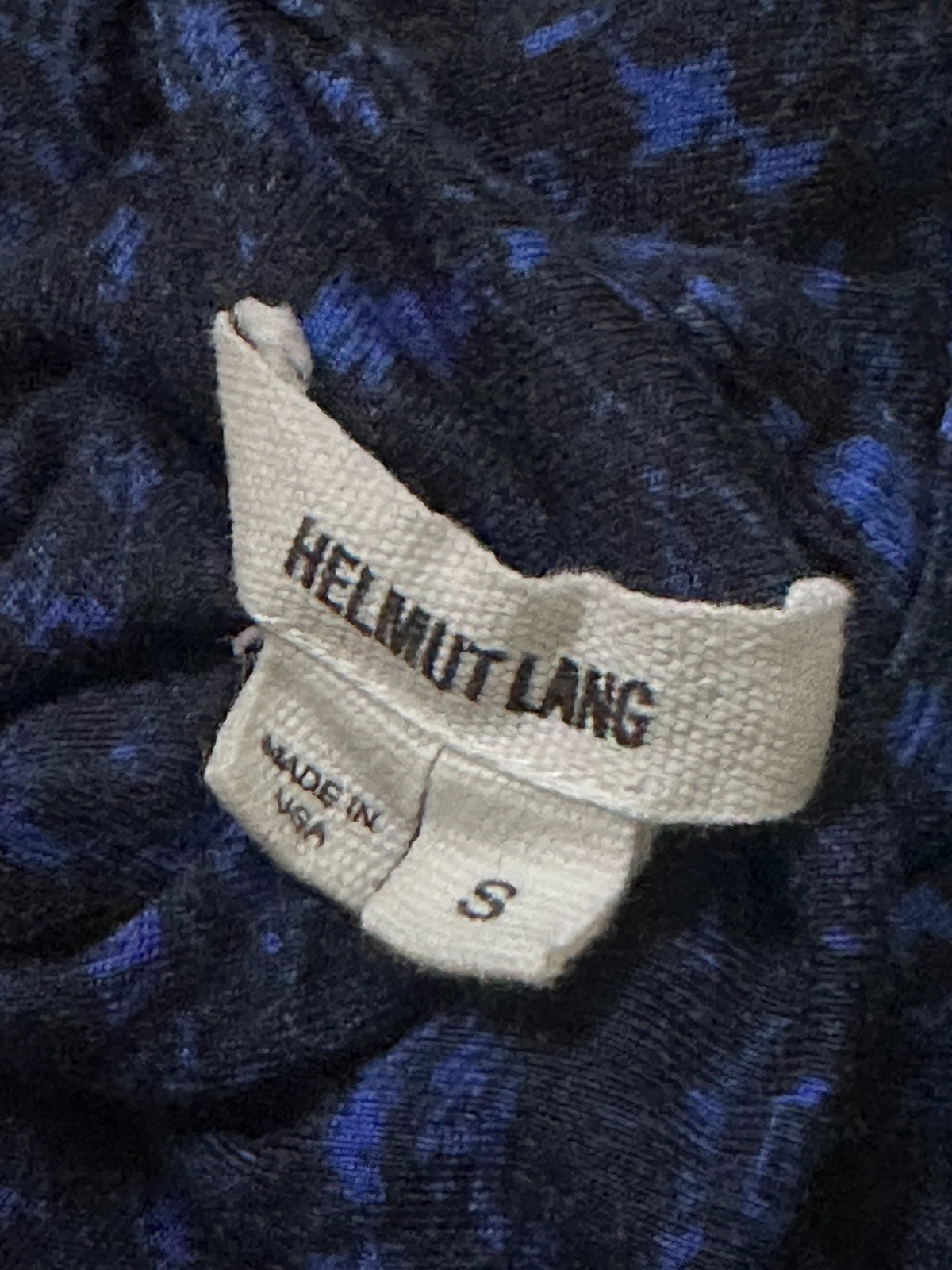 Helmut Lang draped neckline open-back tank top