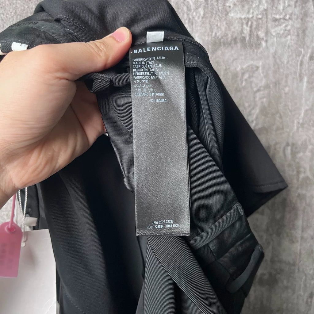Balenciaga Flared Black Pants