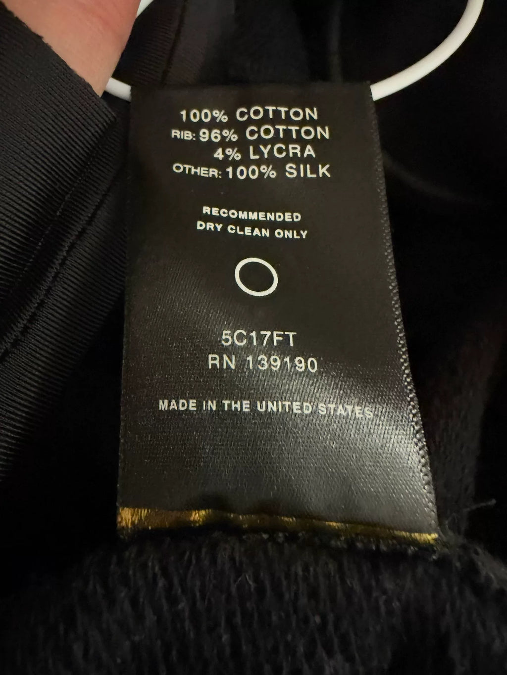 Fear of God 5th Black Hooded Sweater