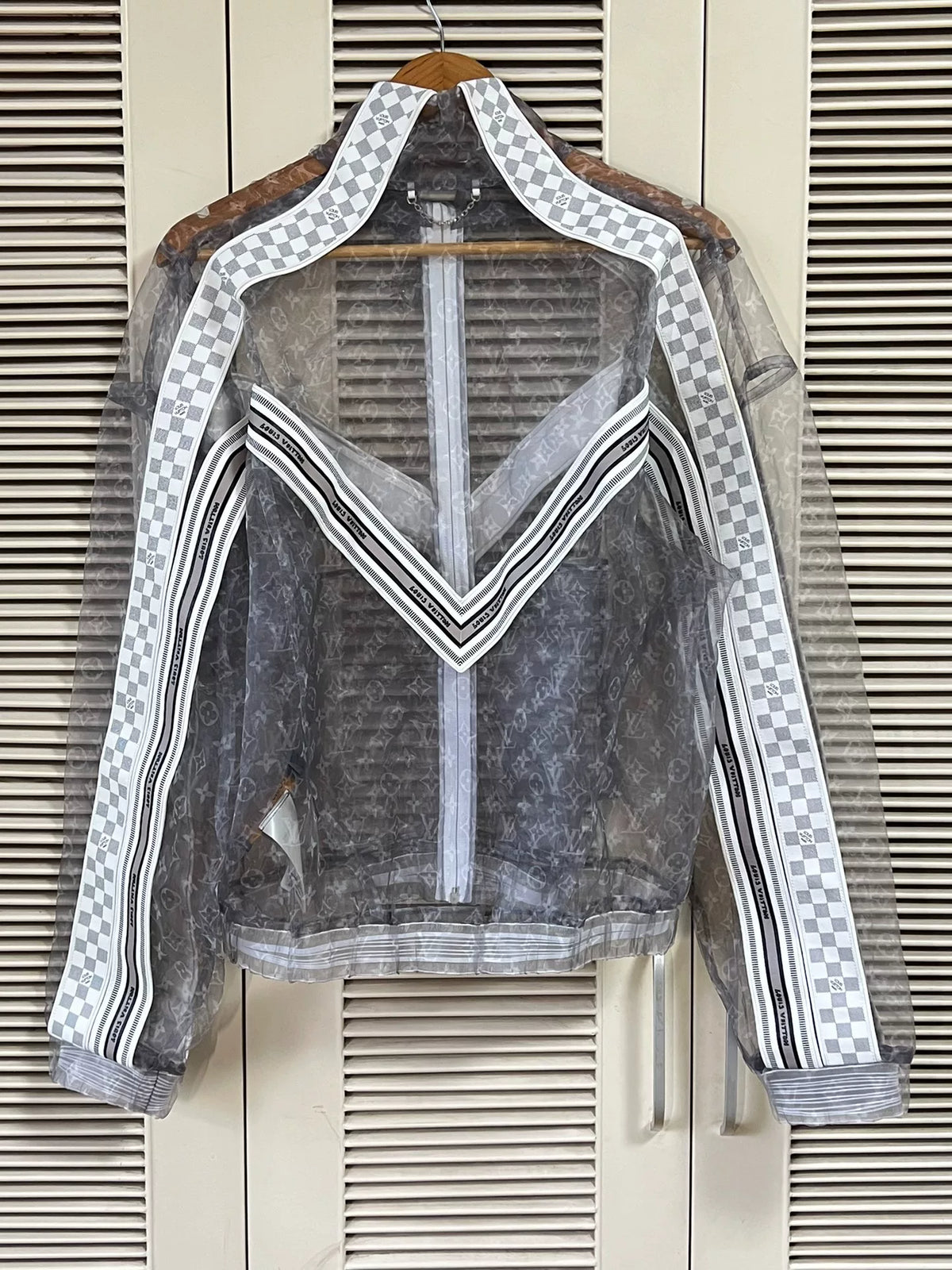 Louis Vuitton LV transparent organza jacket
