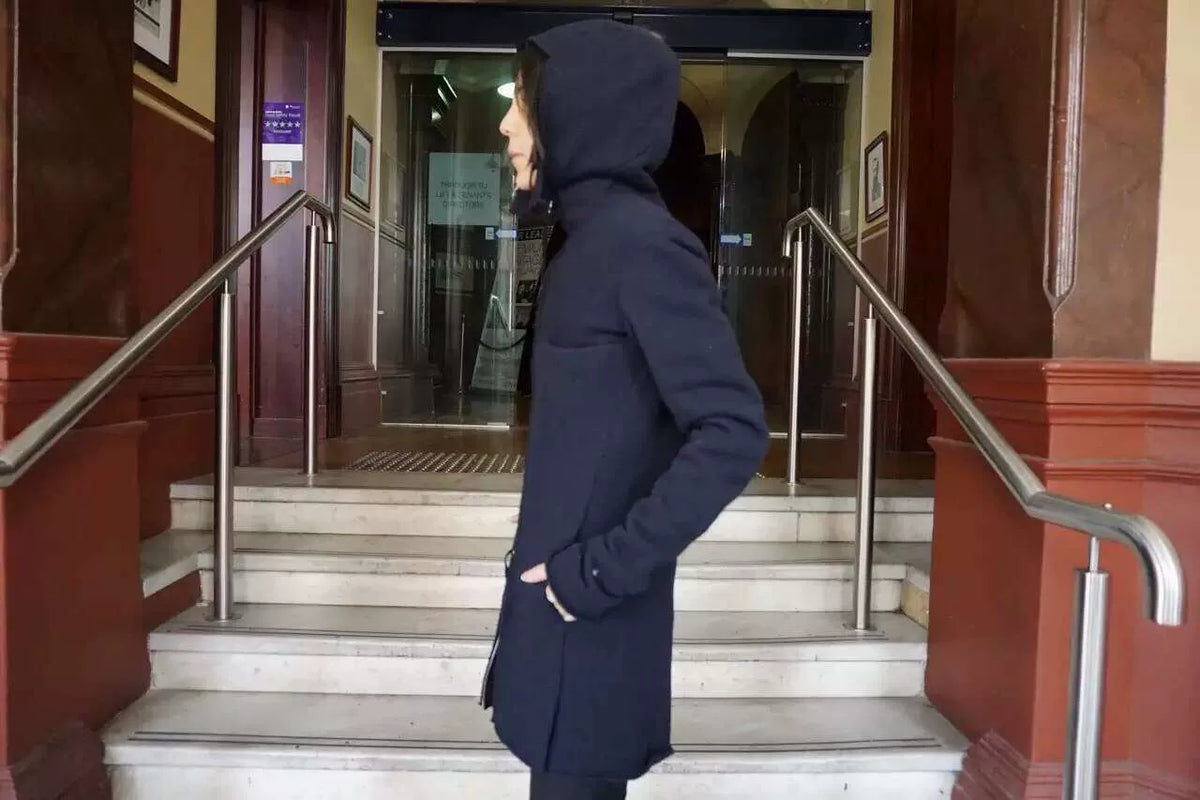 M.A+ Deep Blue Classic Cross Cut Wool Pilot Jacket