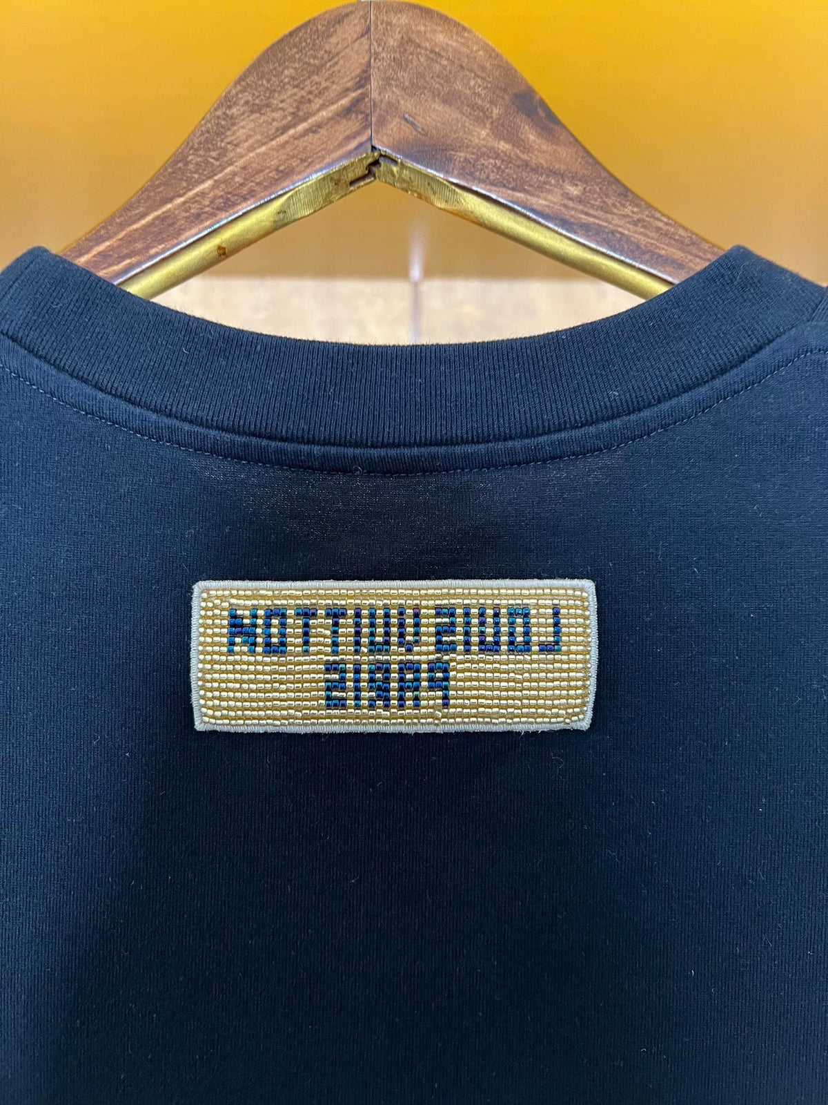 Louis Vuitton Crystal Logo Short Sleeve Top