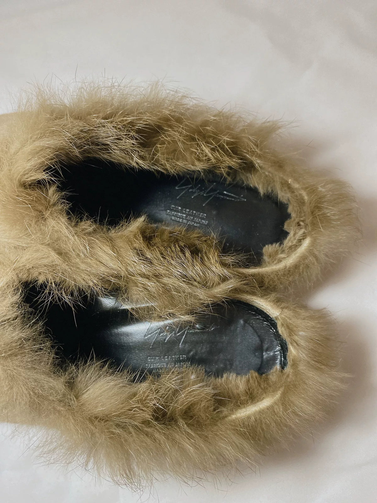 Yohji Yamamoto Fuzzy Slippers