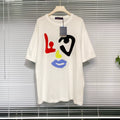 Louis Vuitton Logo Cotton White Short Sleeve T-Shirt